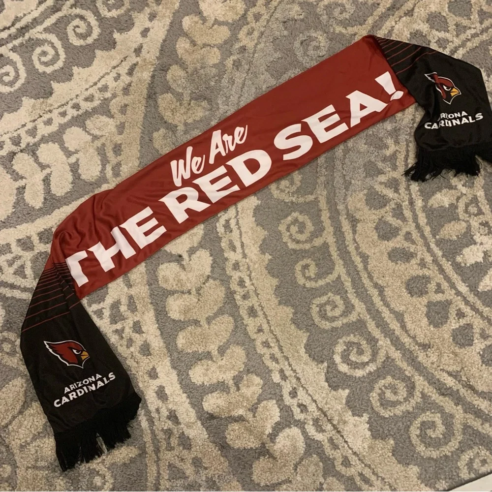 Arizona Cardinals NFL Football 60” Unbranded Scarf Adult OSFA‎